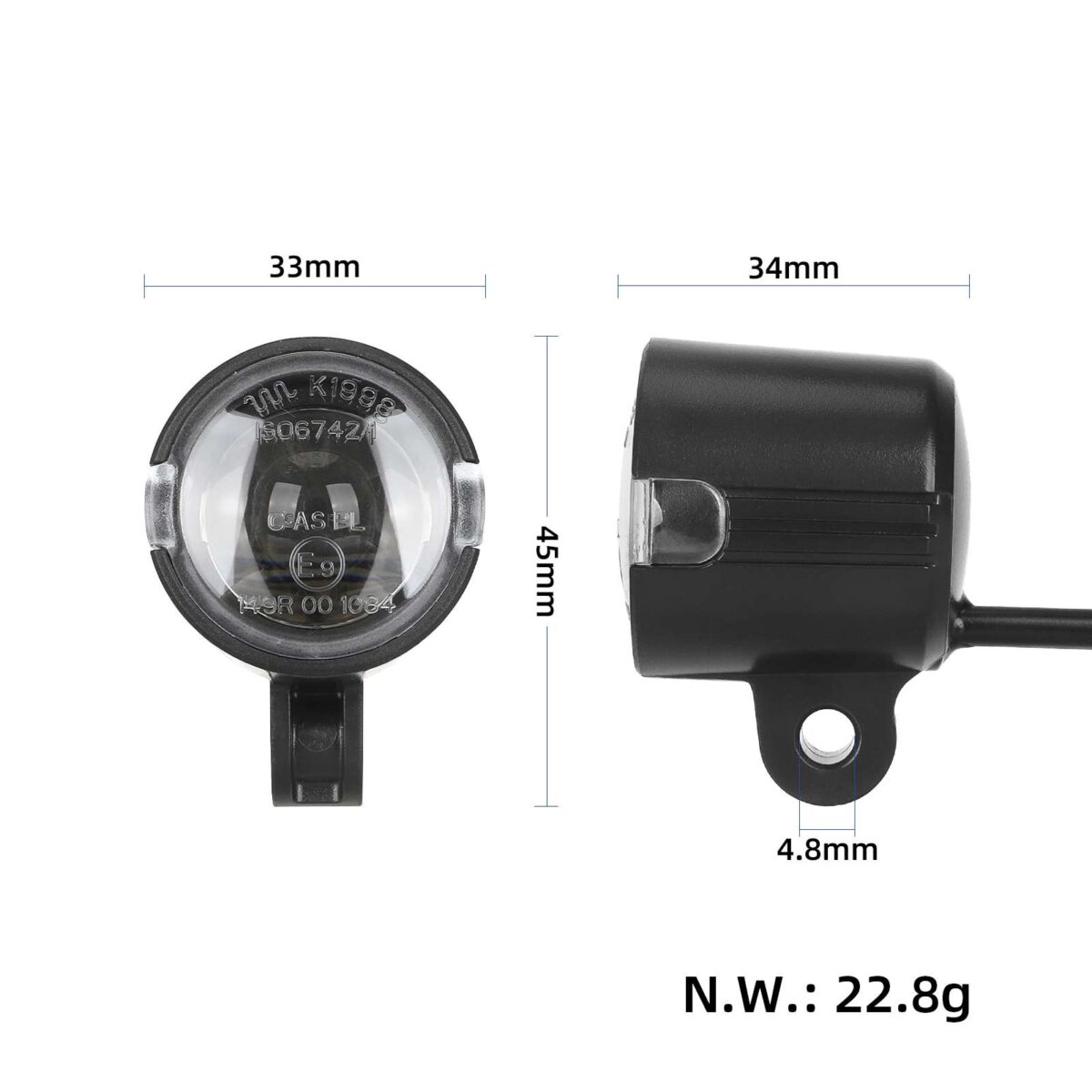 Luz delantera original para patinete Xiaomi Elite - Imagen 2