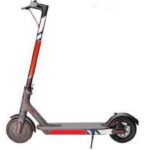 Adhesivo para la carrocería del patinete Xiaomi de color rojo plateado