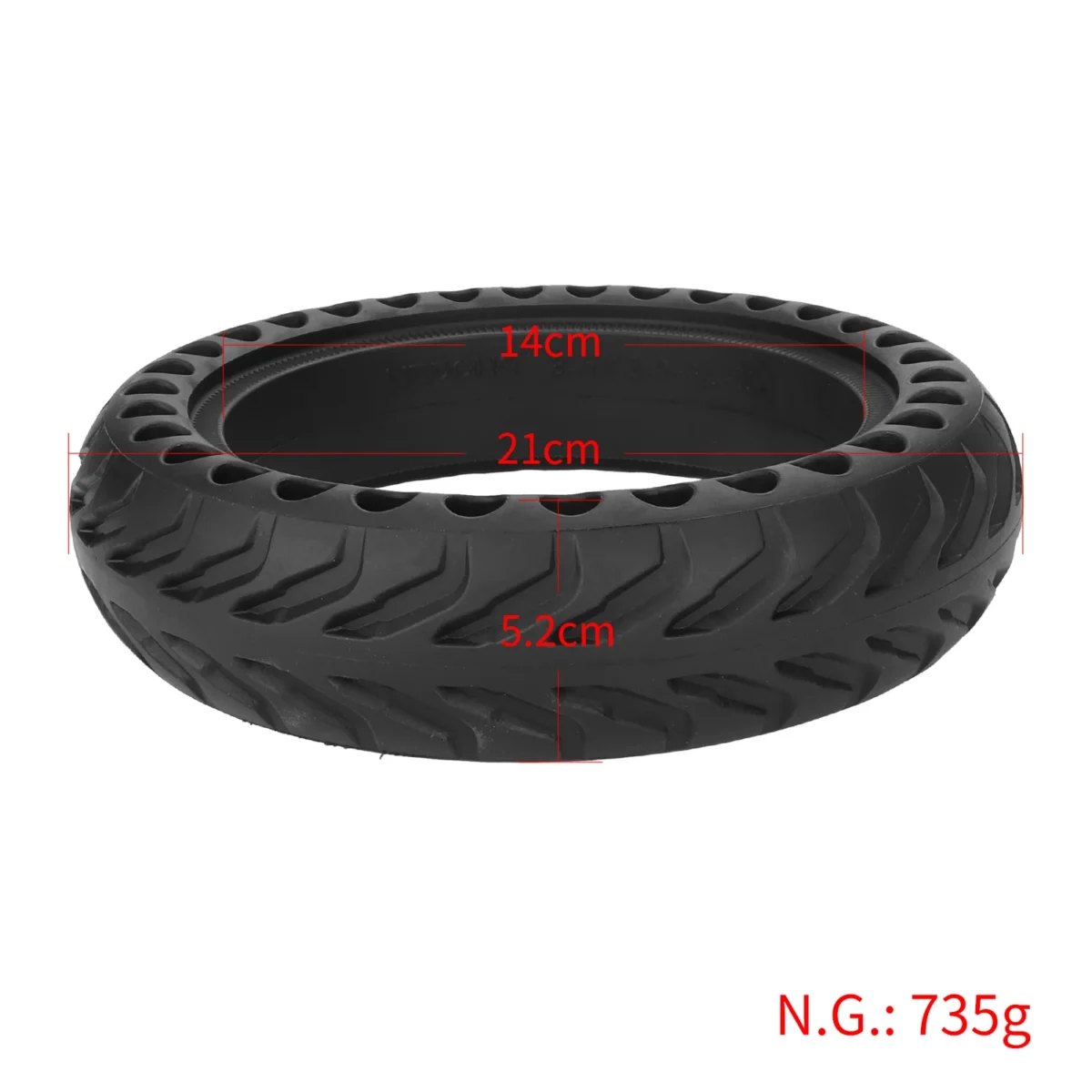 Neumático de panal negro de 8,5 pulgadas - Imagen 5