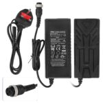 Cargador certificado con enchufe de aviación grande Ulip de 18 V a 42 V y 1,7 A (estándar del Reino Unido)