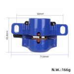 Pinza/freno azul para patinete eléctrico NIU - Imagen 2