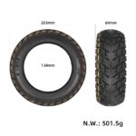 Neumático todoterreno sin cámara Ulip 8.5*3 con diámetro interior de 134 mm para scooter VSETT 8/9 Macury Zero 8/9 Series - Imagen 2