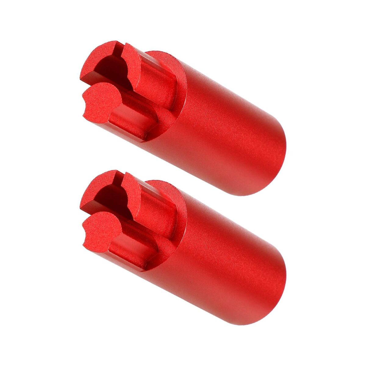 Kit extensor de manillar de silicona Ulip rojo sin luz para scooters de las series Xiaomi y Ninebot ES - Imagen 5