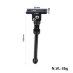 Pata de cabra negra de 18,5 cm para patinete Dualtron INI/DT MINI - Imagen 2