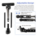 Pata de cabra ajustable negra V2 para scooters de serie Max G30 - Imagen 6