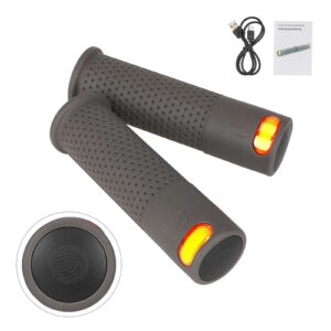 Mango gris oscuro, lector de huellas y juego de luces (sin mando a distancia)