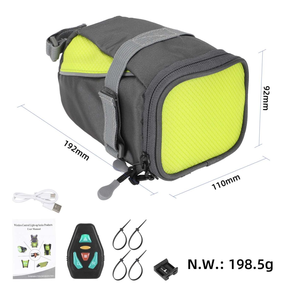 Bolsa trasera para intermitentes con control remoto - Imagen 2
