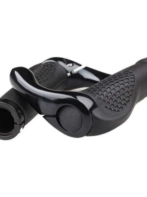 Puños de bocina de bicicleta negros