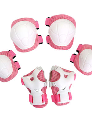 Conjunto de equipo de protección rosa talla S