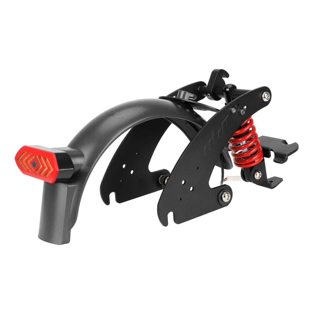Suspensión trasera Ulip V3 negra y roja con guardabarros para intermitentes para scooter G30 Max - Imagen 4