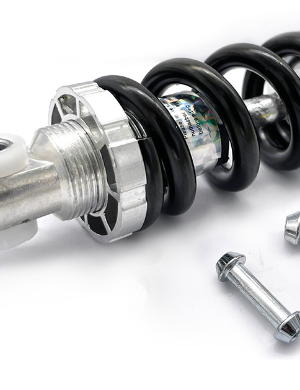 Resorte trasero, amortiguador tipo hoja de loto - 125 de largo 750 libras