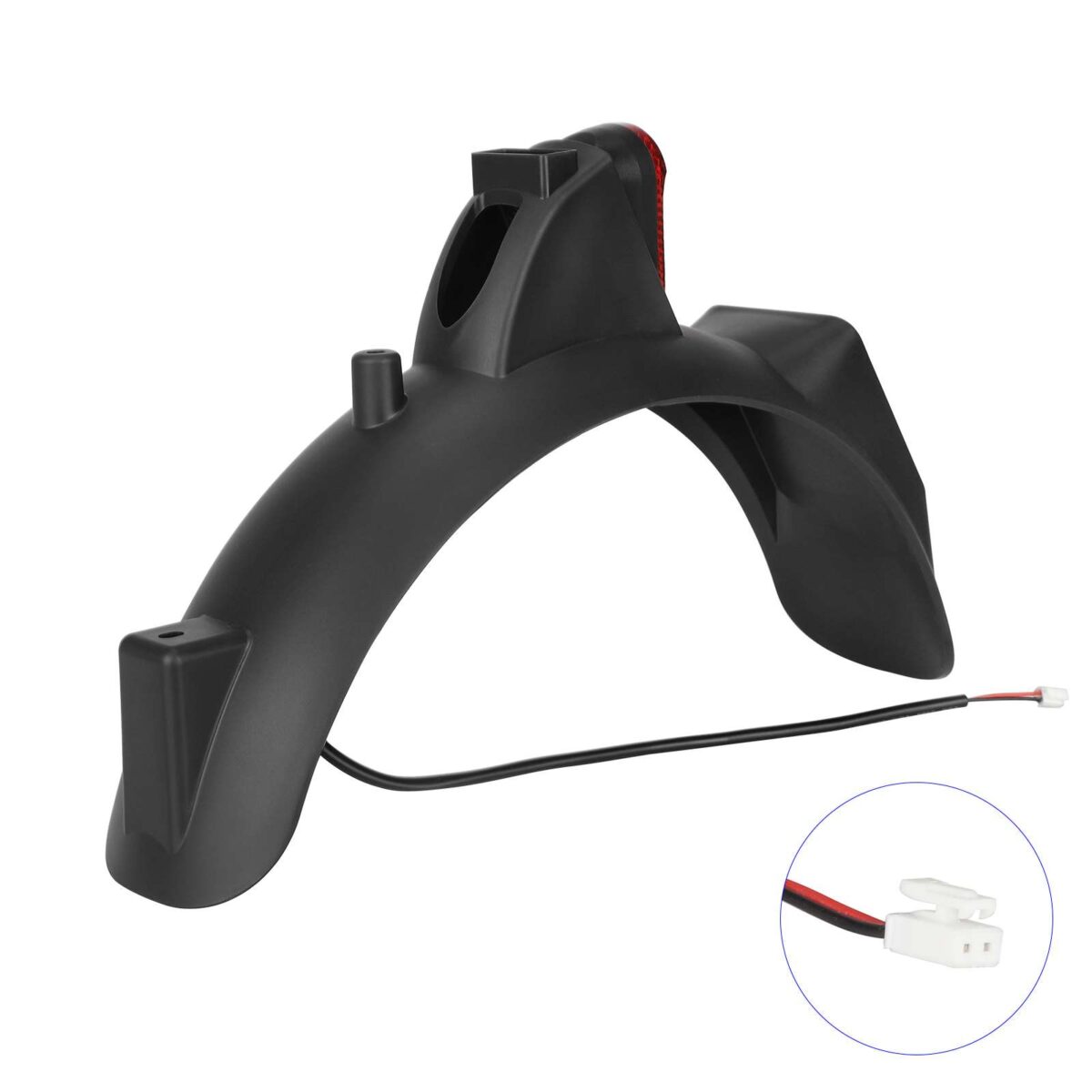 Kit de guardabarros trasero original DE con luz trasera para scooter Xiaomi 4 Lite (2.ª generación) - Imagen 3
