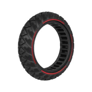 Neumático todoterreno sólido Ulip 8.1*2.0 con forma de diamante y círculo rojo