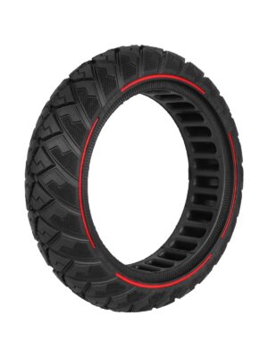 Neumático todoterreno sólido Ulip 8.1*2.0 con forma de diamante y círculo rojo