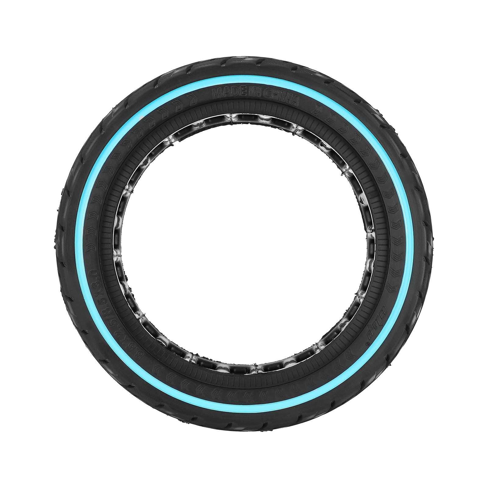 Neumático sólido todoterreno Ulip 8.5*2.5 con círculo azul - Imagen 4