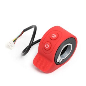 Acelerador de potencia rojo con interruptor de luz para scooters HX X6X7X8