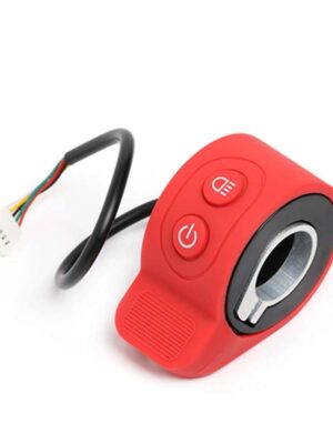 Acelerador de potencia rojo con interruptor de luz para scooters HX X6X7X8