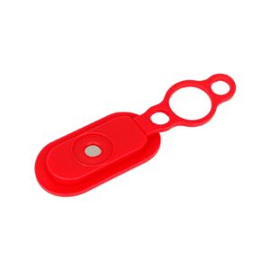 Tapa magnética roja para el puerto de carga del patinete Xiaomi 4 Pro