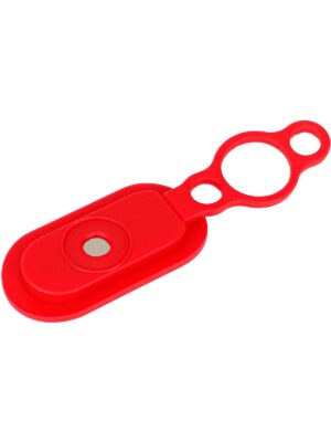Tapa magnética roja para el puerto de carga del patinete Xiaomi 4 Pro