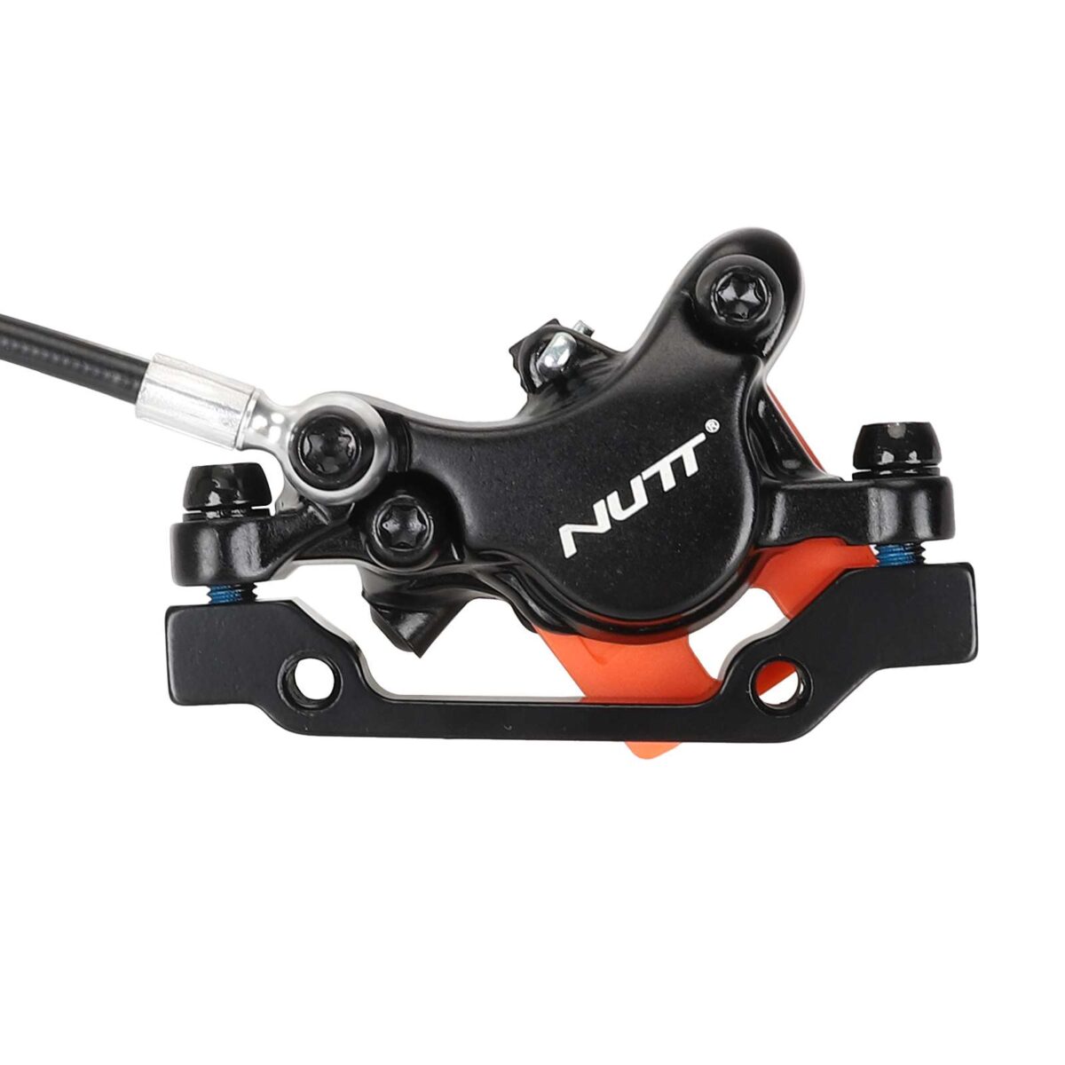 Freno de disco hidráulico delantero izquierdo negro NUTT con cable de 220 cm - Imagen 5