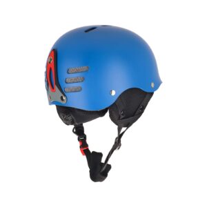 Casco azul con protección auditiva