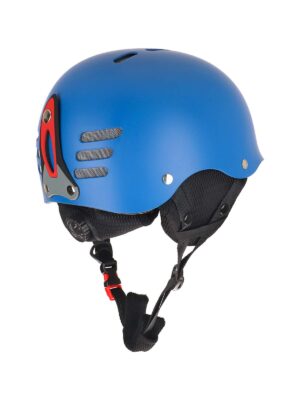 Casco azul con protección auditiva