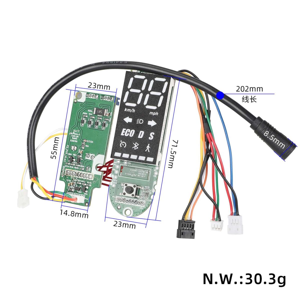Placa de circuito de visualización de patinetes F2/F2plus/F2pro - Imagen 2