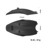 Guardabarros trasero Kukirin G2 Pro negro - Imagen 2
