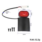 Guardabarros trasero Monorim con placa de matrícula y luces traseras para scooter Xiaomi Pro/Pro2 - Imagen 2