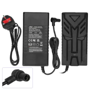 Cargador Ulip 54,6 V 2,3 A con cabezal hueco (enchufe británico)