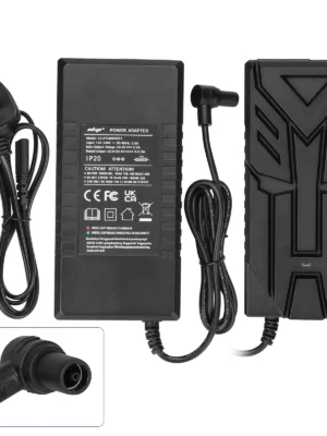 Cargador Ulip 54,6 V 2,3 A con cabezal hueco (enchufe británico)