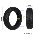 Neumático todoterreno sólido negro NEDONG8.5*2.0 - Imagen 6