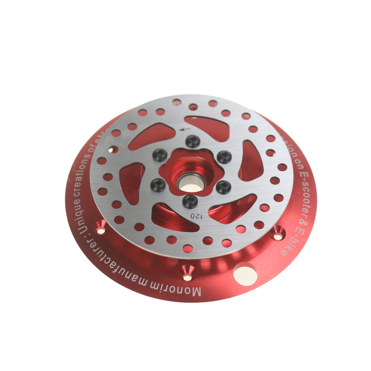 Freno de disco rojo Monorim modificado - Imagen 4