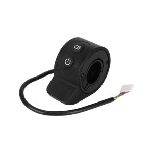 Acelerador de potencia negro con interruptor de luz para scooters HX X6X7X8