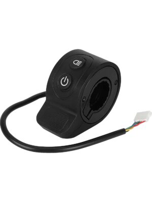 Acelerador de potencia negro con interruptor de luz para scooters HX X6X7X8