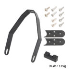 Soporte de guardabarros trasero de metal negro para todos los scooters Xiaomi