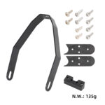 Soporte de guardabarros trasero de metal negro para todos los scooters Xiaomi