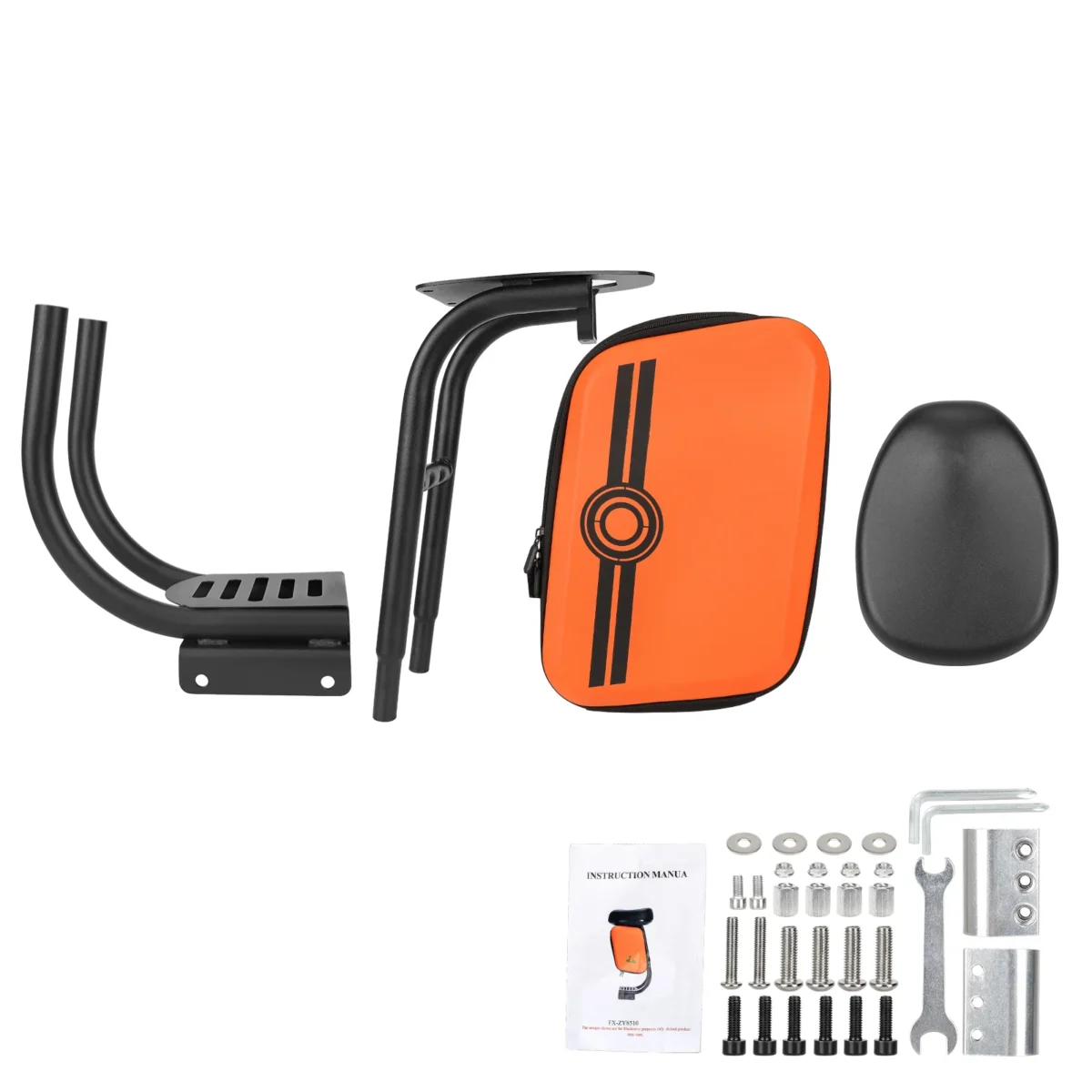 Asiento negro para Xiaomi M365/Pro/1S con equipaje y bolsa de asiento ampliada - Imagen 3