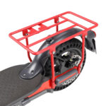 Estante trasero plegable Ulip rojo para almacenamiento de scooters Xiaomi