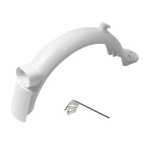 Guardabarros trasero blanco con matrícula para Pro 2 y 1S