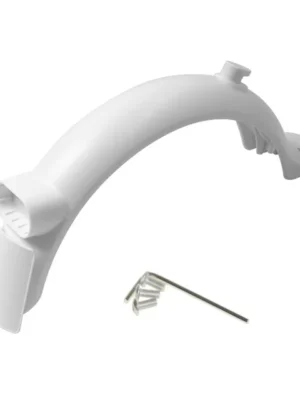 Guardabarros trasero blanco con matrícula para Pro 2 y 1S