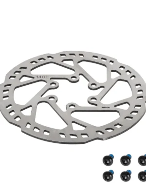 Disco de freno de 140 mm con 6 orificios y tornillos para Kukirin G3 Pro