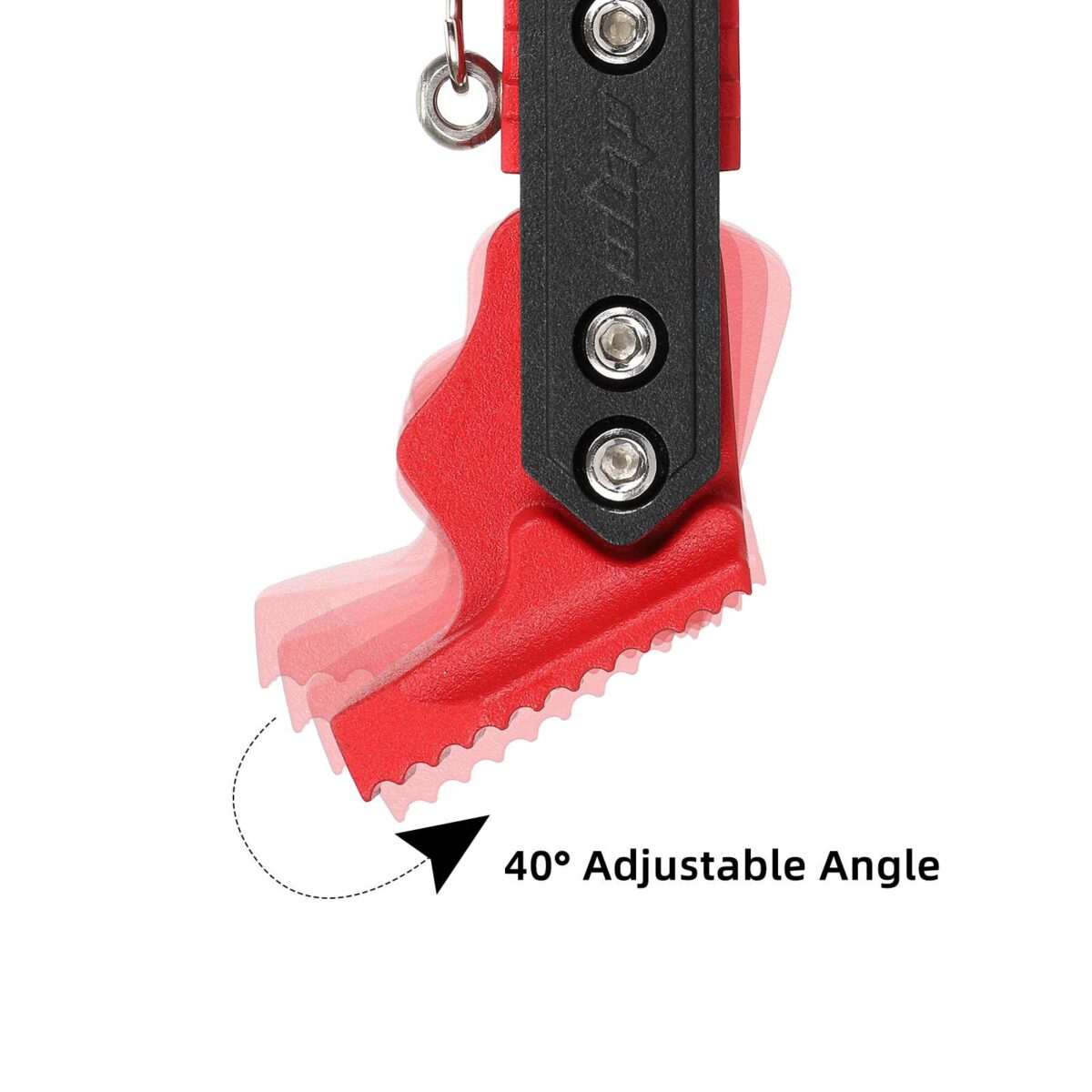 Pata de cabra ajustable Ulip Red-Black para scooters de las series F y Xiaomi 4 - Imagen 3
