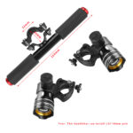 2 faros LED XM-L T6 con manillar para scooters de serie Xiaomi M365 - Imagen 3