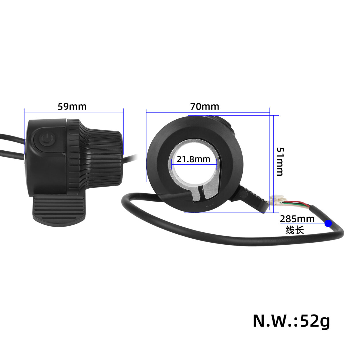 Acelerador Kukirin G2/G3/G4/G2 Ultra Speed - Imagen 2