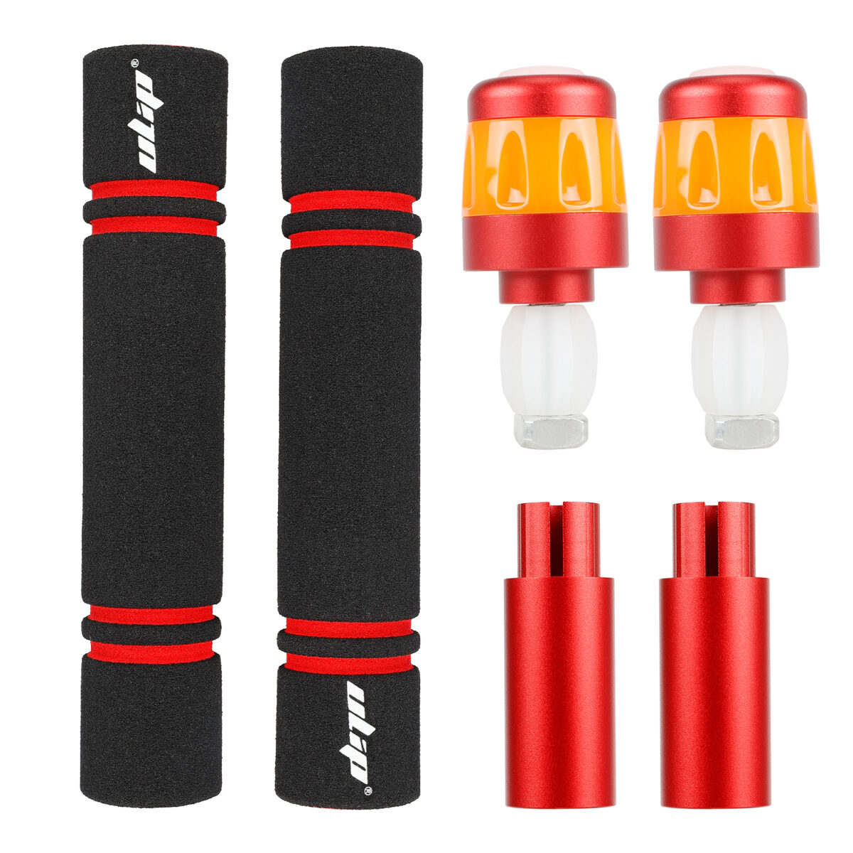 Juego de extensores de agarre Ulip con carga USB y luz para scooters Xiaomi y ES (RRO) - Imagen 2