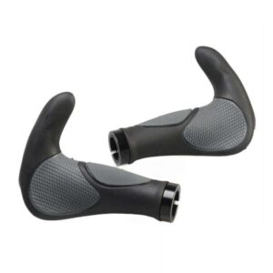 Puños de goma negros y grises para cerradura de bocina