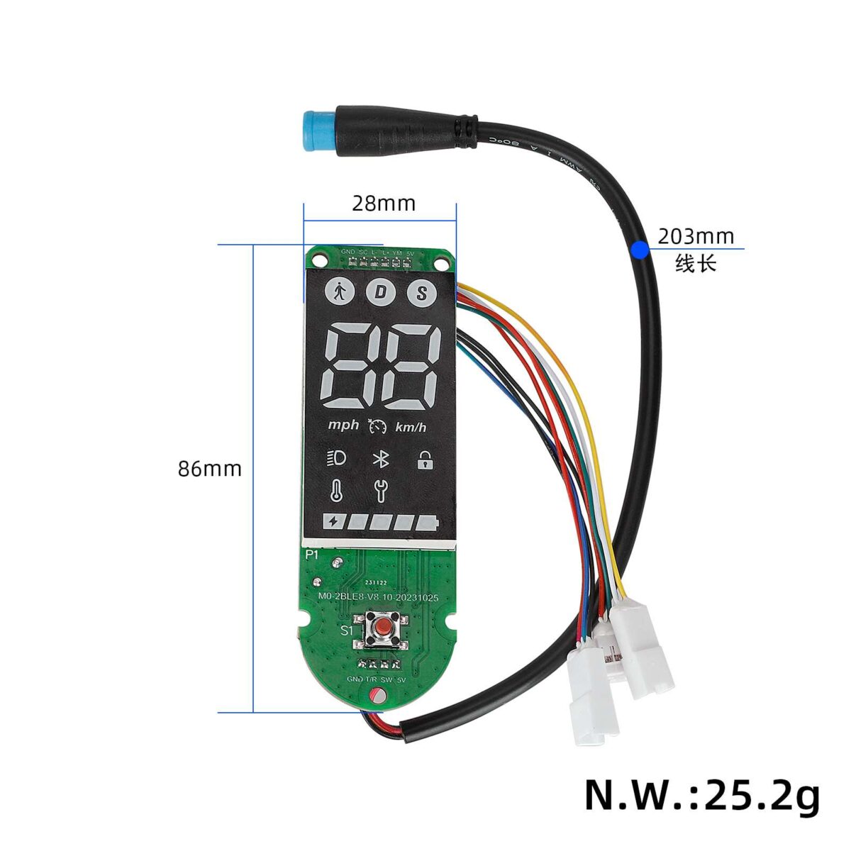 Controlador y placa de circuito para patinete Xiaomi 4 Pro - Imagen 5