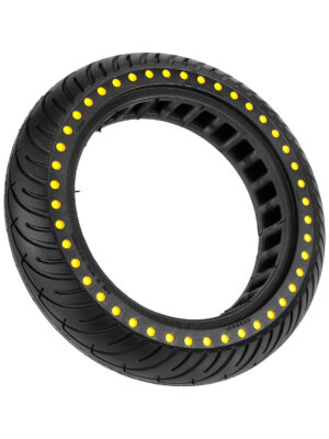 Neumático sólido de 8,5 pulgadas con puntos amarillos