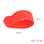 Funda de silicona para dial de dedo rojo - Imagen 4
